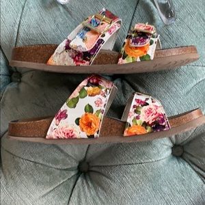 Cork Wedge Sandals